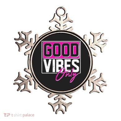 Cool Funny Good Vibes Only Ornament