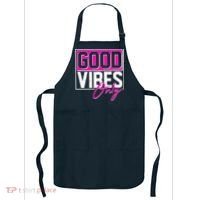 Cool Funny Good Vibes Only Apron thumb 0