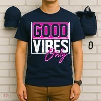 Cool Funny Good Vibes Only T-Shirt thumb 6