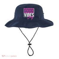 Cool Funny Good Vibes Only Bucket Hat thumb 0