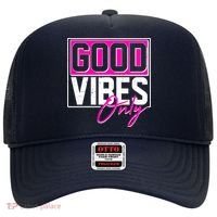 Cool Funny Good Vibes Only Hat thumb 0