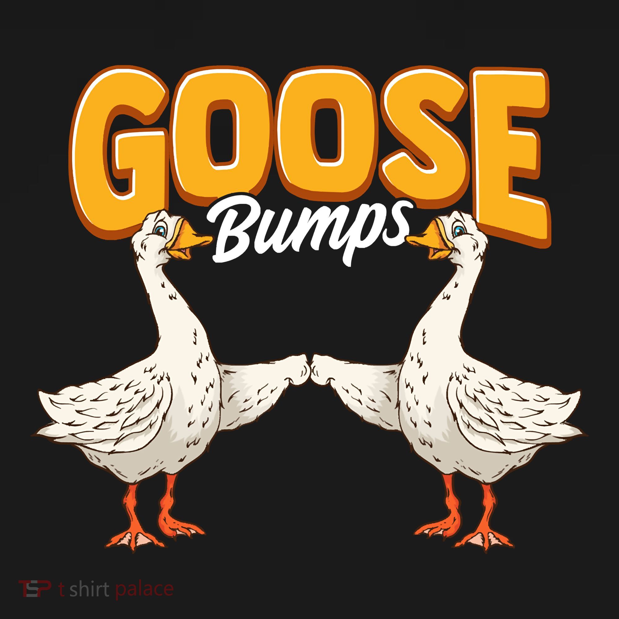 Cute & Funny Goose Bumps Goosebumps Animal Pun Bucket Hat