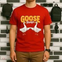 Cute & Funny Goose Bumps Goosebumps Animal Pun T-Shirt thumb 6