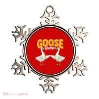 Cute & Funny Goose Bumps Goosebumps Animal Pun Ornament thumb 0