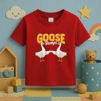 Cute & Funny Goose Bumps Goosebumps Animal Pun Toddler T-Shirt thumb 3