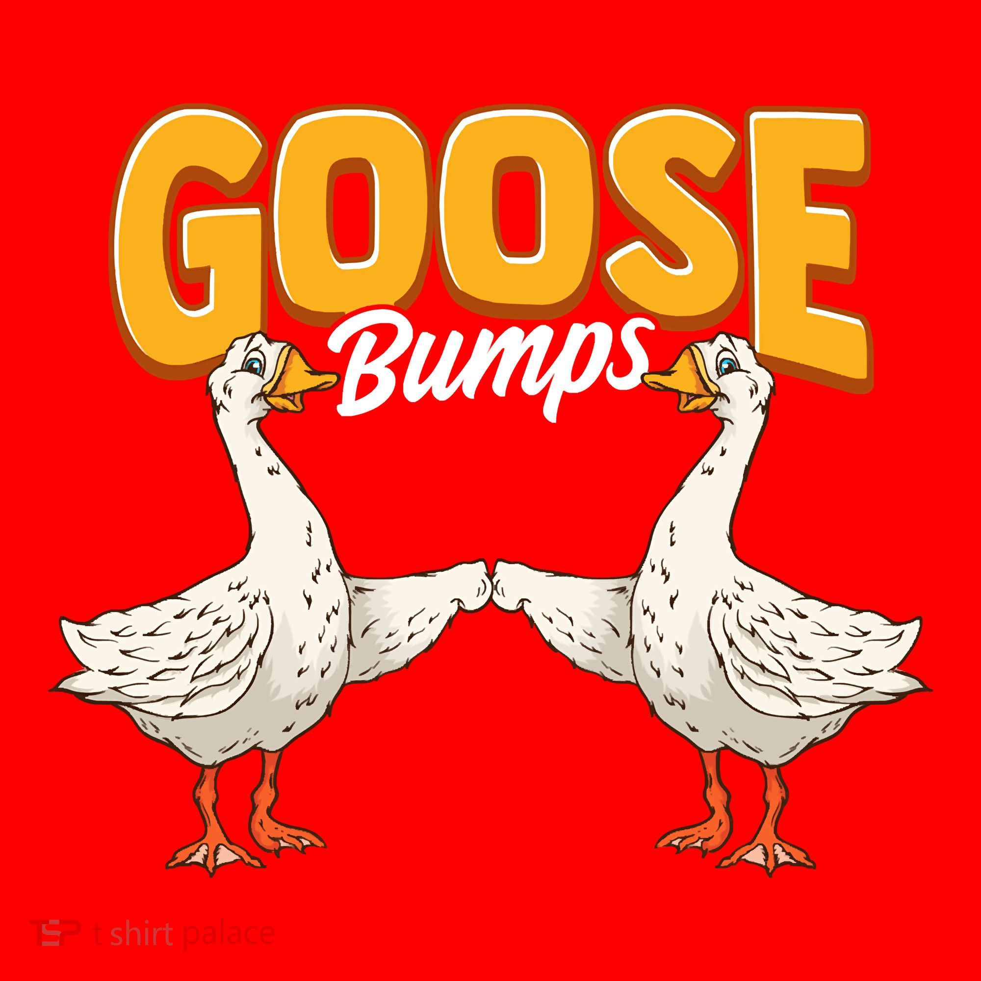 Cute & Funny Goose Bumps Goosebumps Animal Pun Visor