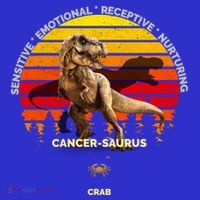 Cancergreat Funny Giftaurus Zodiac Cancer (Jun 21 Great Gift Jul 22) Crab Dinosa Women's Tank Top thumb 5