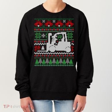 Christmas Forklift Gift Women's Sweatshirt