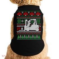 Christmas Forklift Gift Doggie Tank thumb 0