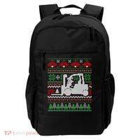 Christmas Forklift Gift Backpack thumb 0