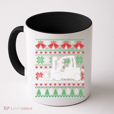 Christmas Forklift Gift Coffee Mug