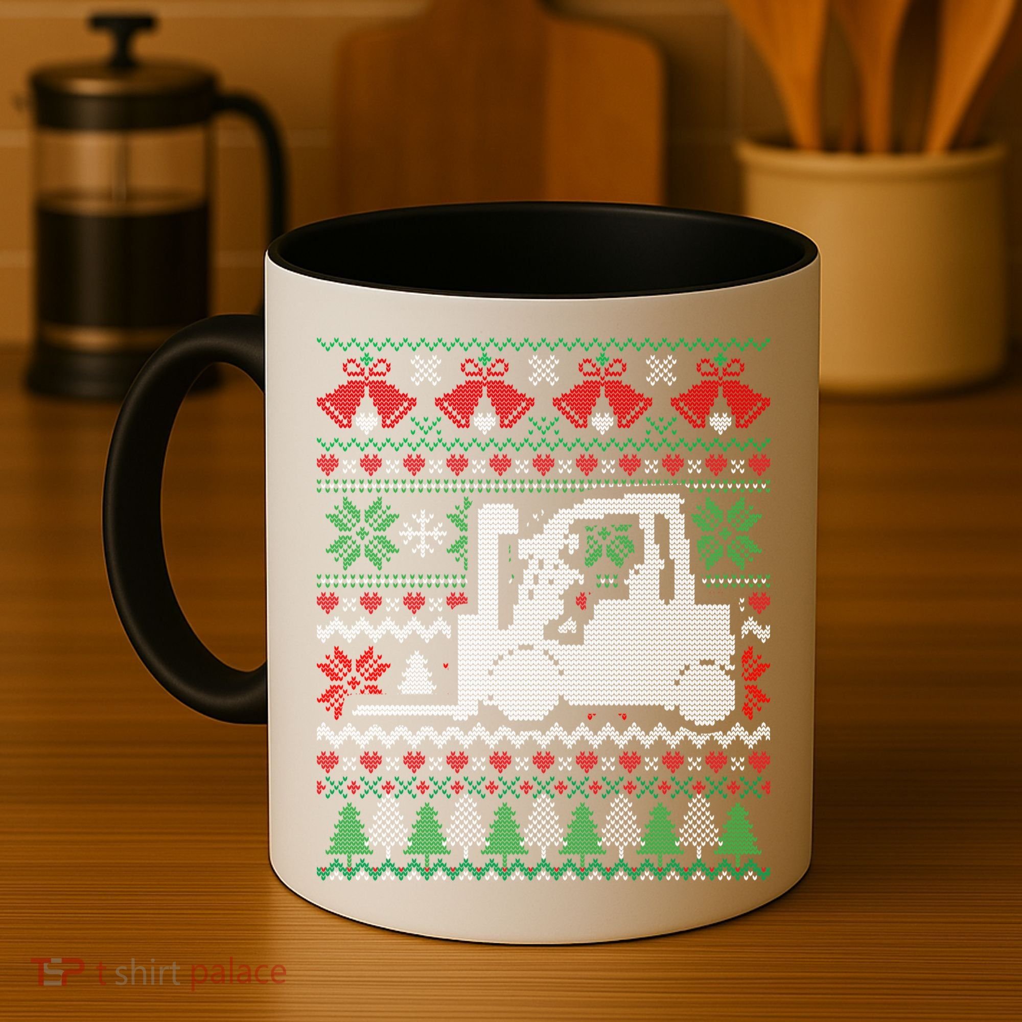 Christmas Forklift Gift Coffee Mug