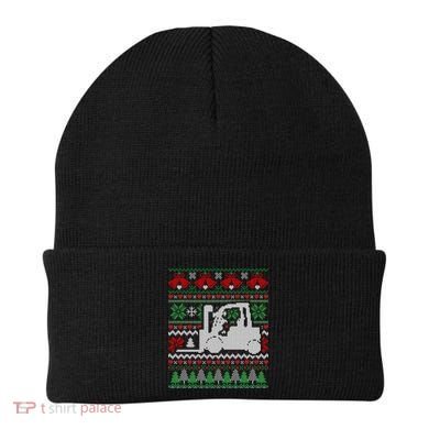 Christmas Forklift Gift Beanie