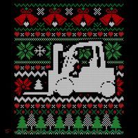 Christmas Forklift Gift Women's Hoodie thumb 2