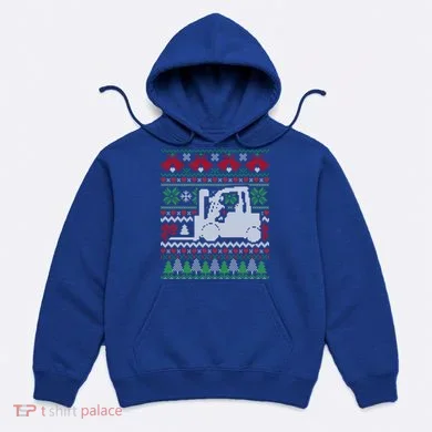 Christmas Forklift Gift Hoodie