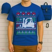 Christmas Forklift Gift T-Shirt thumb 6