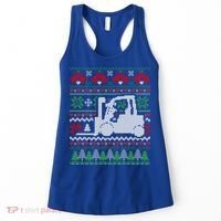 Christmas Forklift Gift Women's Tank Top thumb 0
