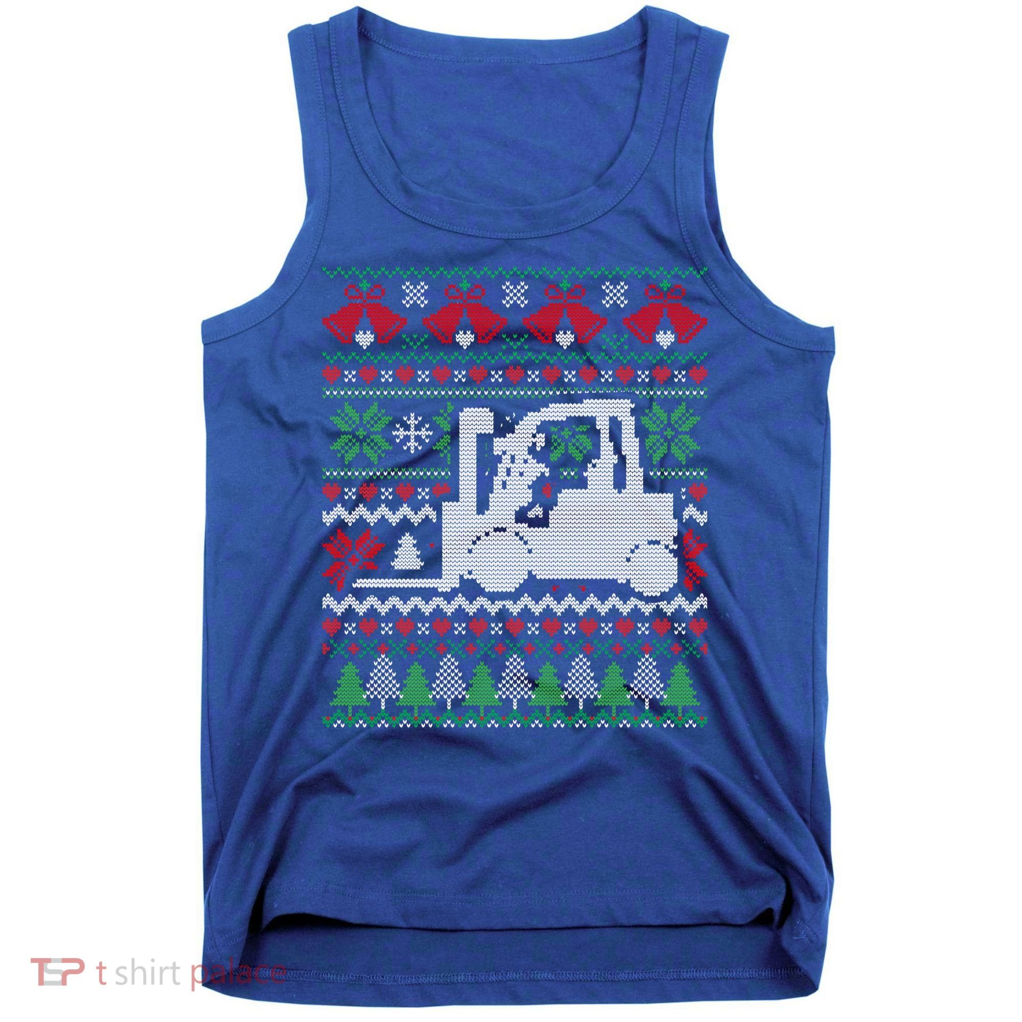 Christmas Forklift Gift Tank Top