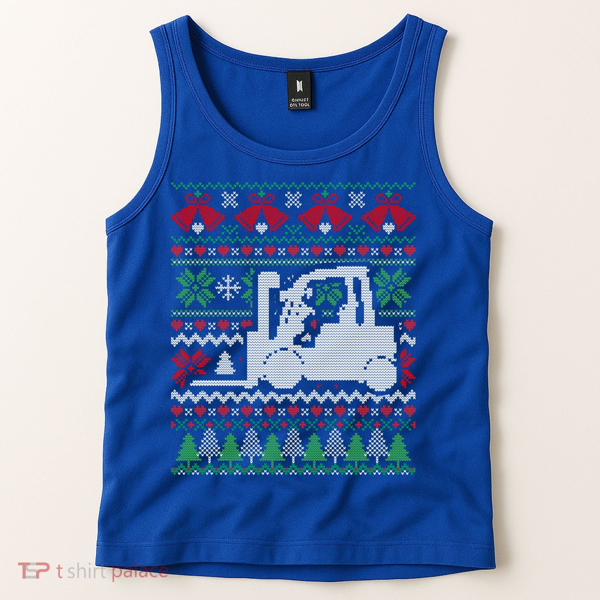 Christmas Forklift Gift Tank Top