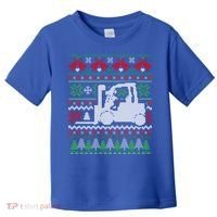 Christmas Forklift Gift Toddler T-Shirt thumb 0