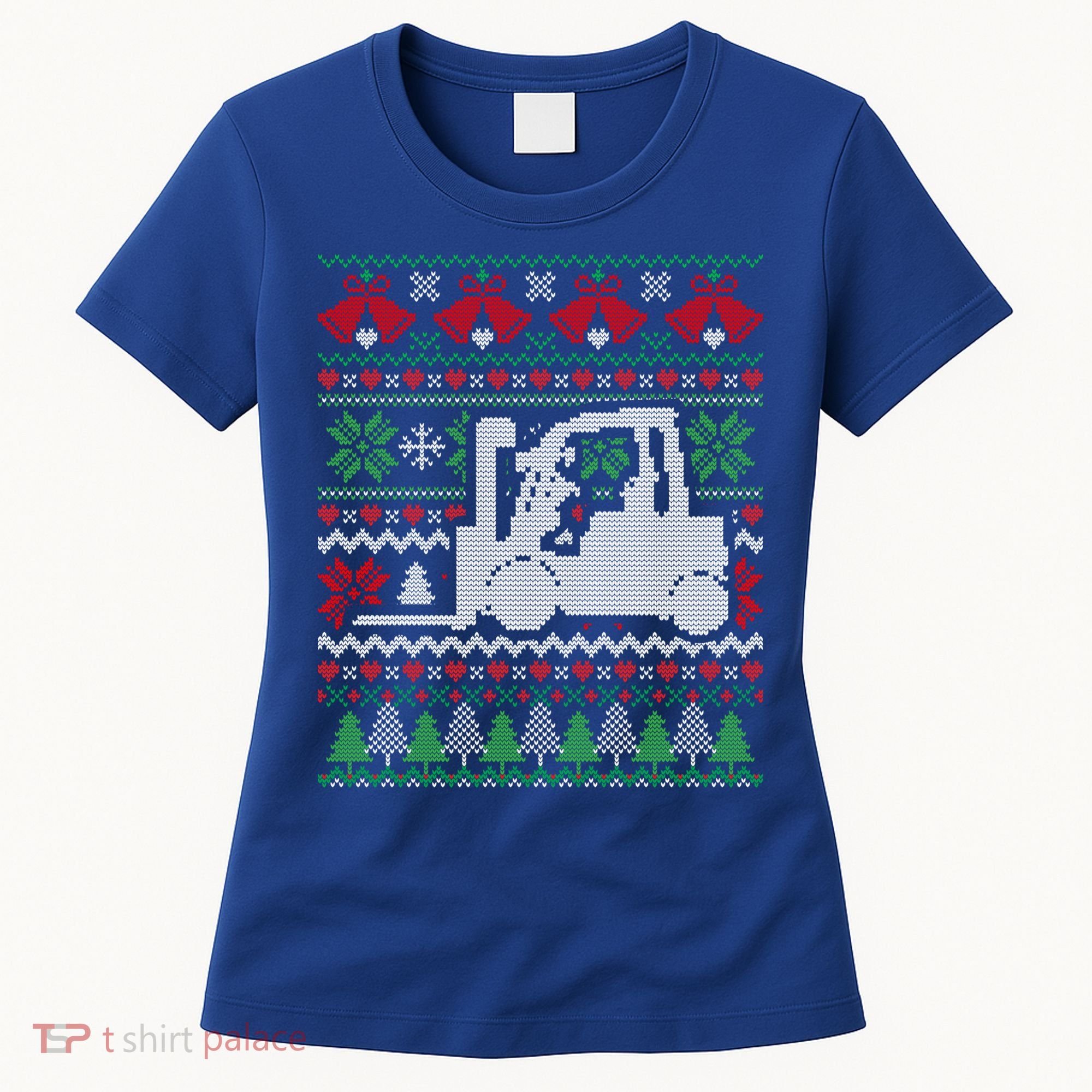 Christmas Forklift Gift Women's T-Shirt