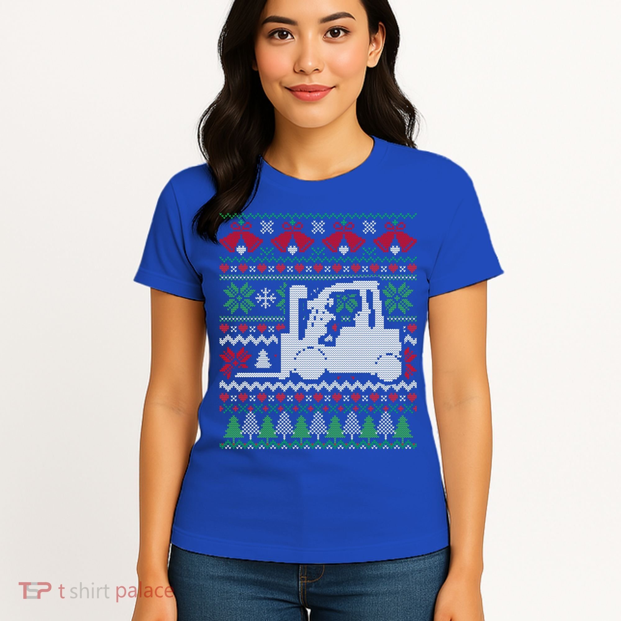 Christmas Forklift Gift Women's T-Shirt
