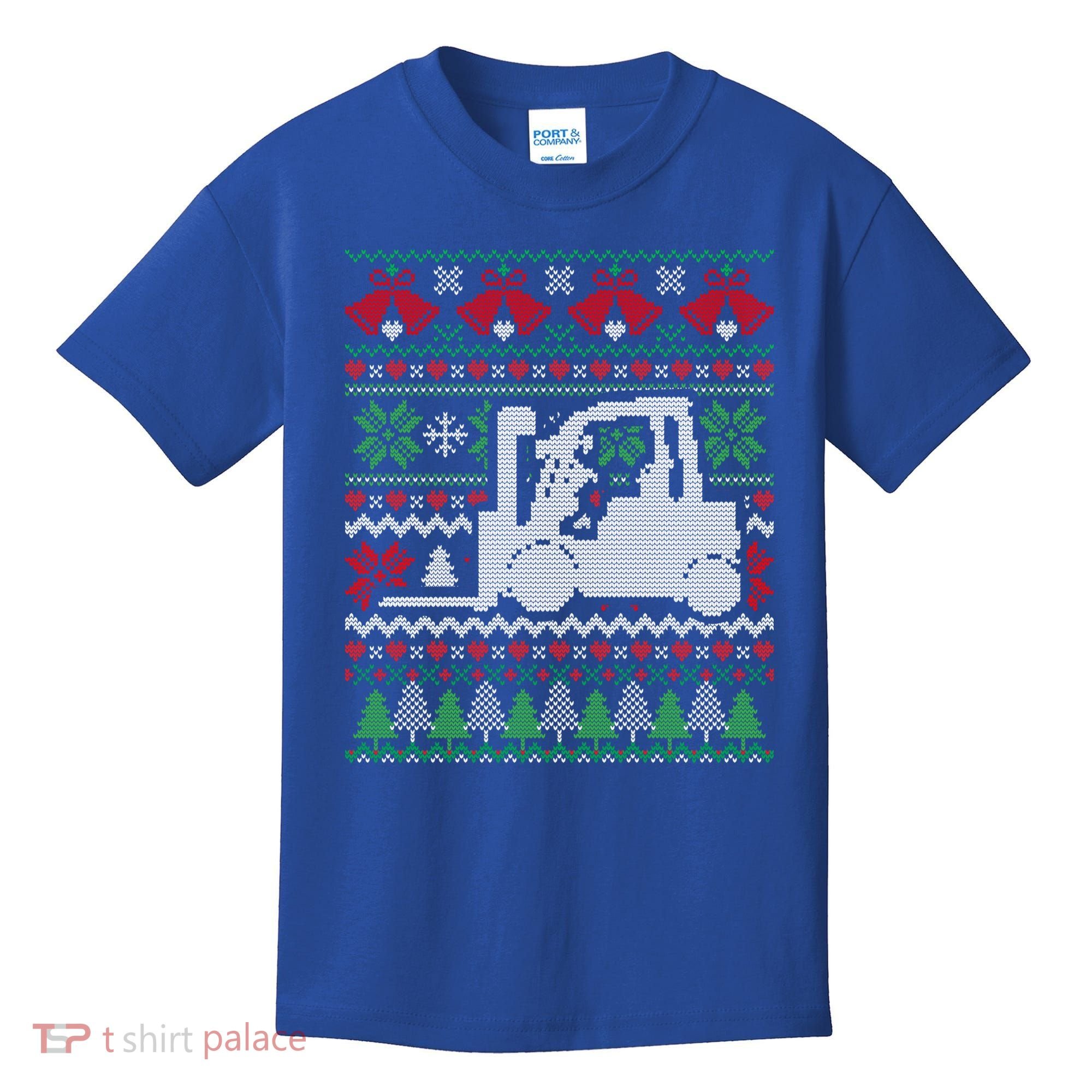 Christmas Forklift Gift Kids T-Shirt