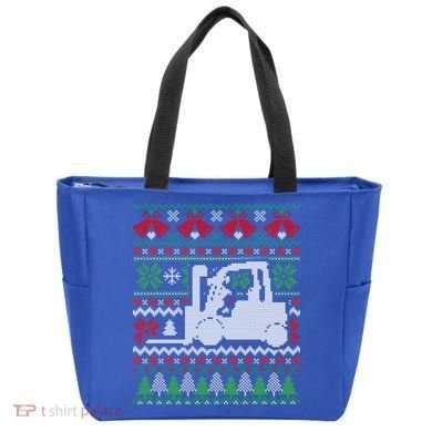 Christmas Forklift Gift Tote Bag