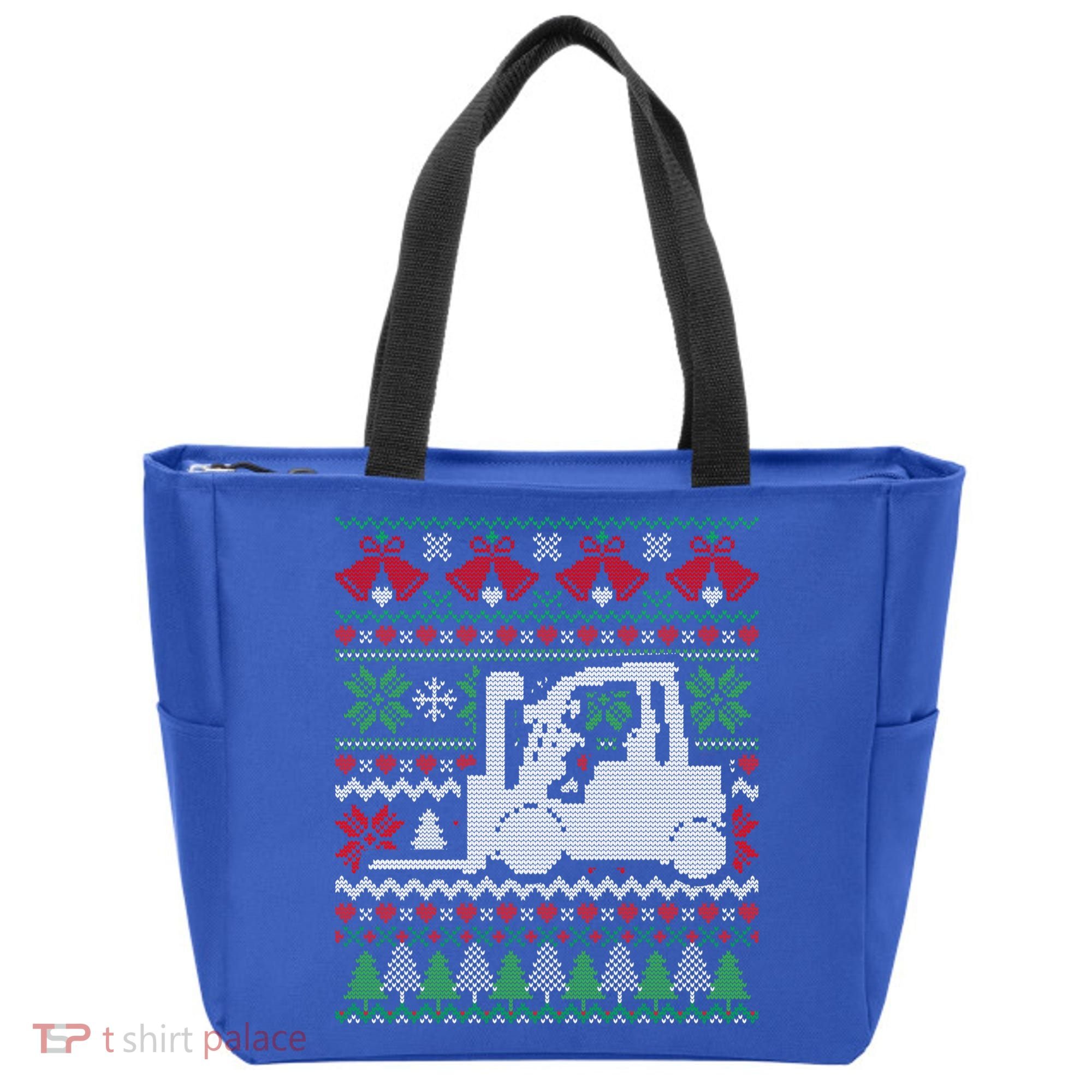 Christmas Forklift Gift Tote Bag