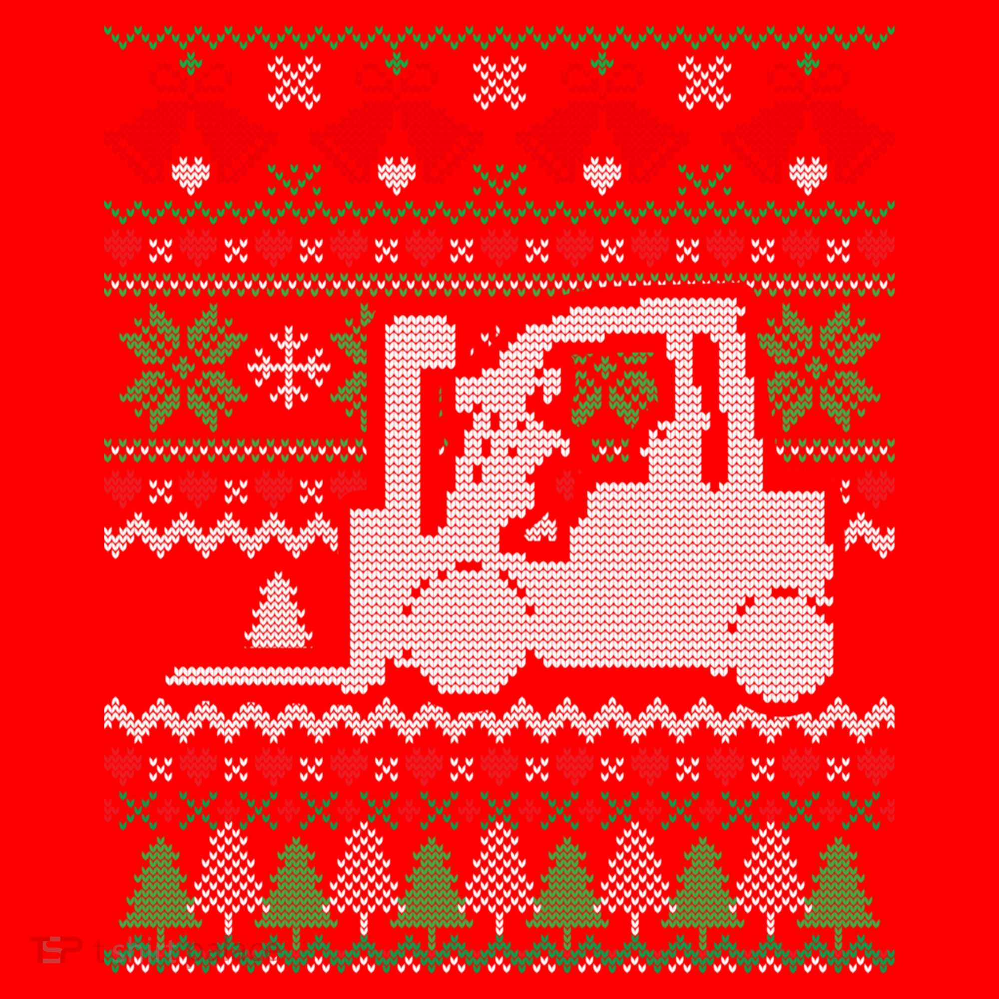 Christmas Forklift Gift Santa Hat