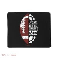 Christian Football Gifts Religious Verse Mousepad thumb 0