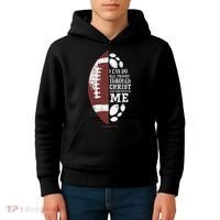 Christian Football Gifts Religious Verse Kids Hoodie thumb 4