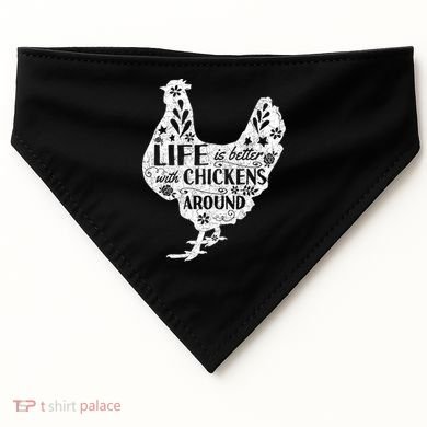 Cute Farmer Gift Idea Vintage Chicken Gift USA-Made Doggie Bandana