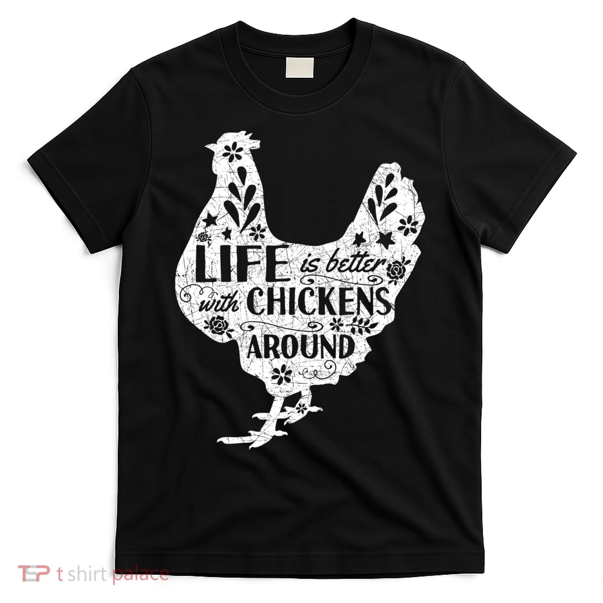 Cute Farmer Gift Idea Vintage Chicken Gift T-Shirt