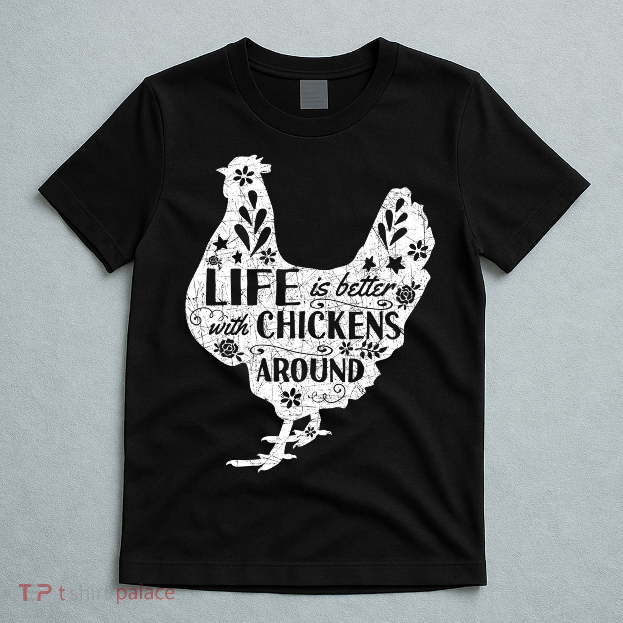 Cute Farmer Gift Idea Vintage Chicken Gift T-Shirt