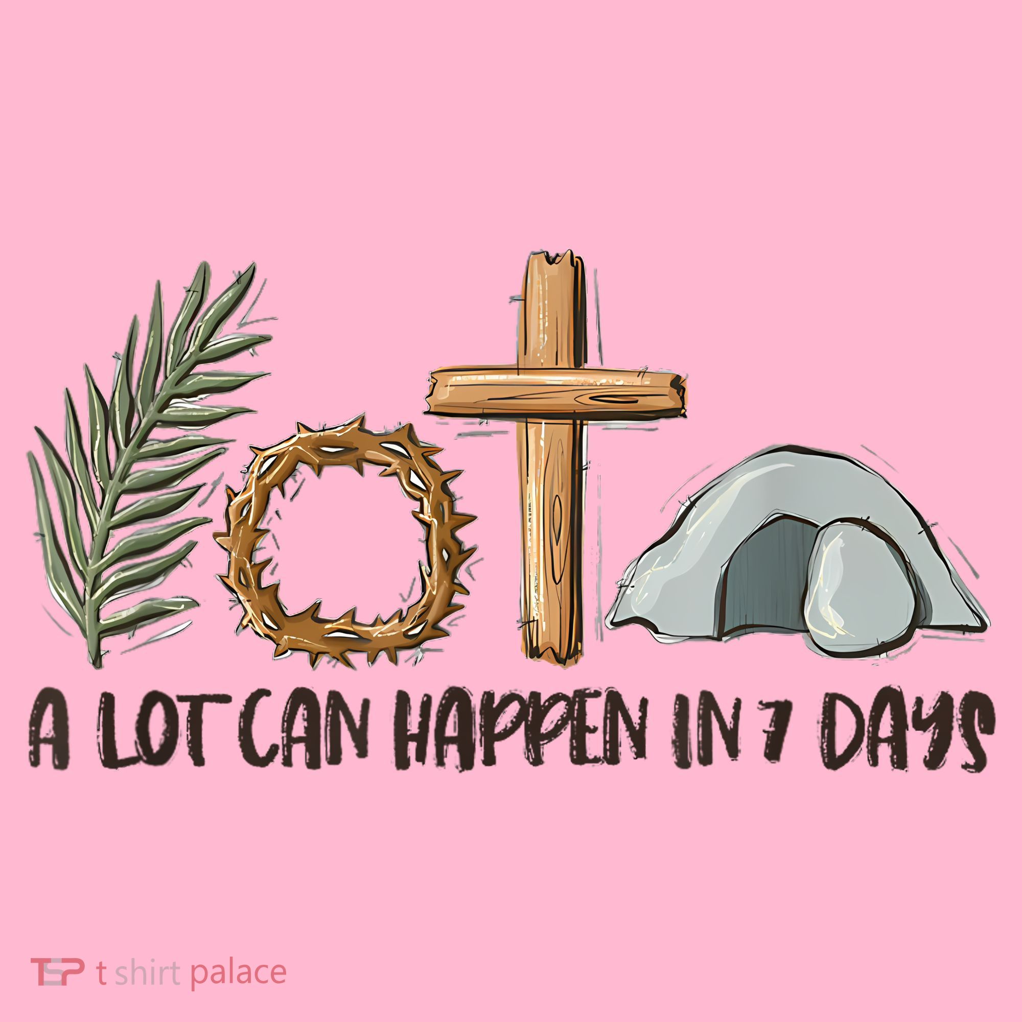 Christian Faith Happy Easter Day A Lot Can Happen In 7 Days Coaster