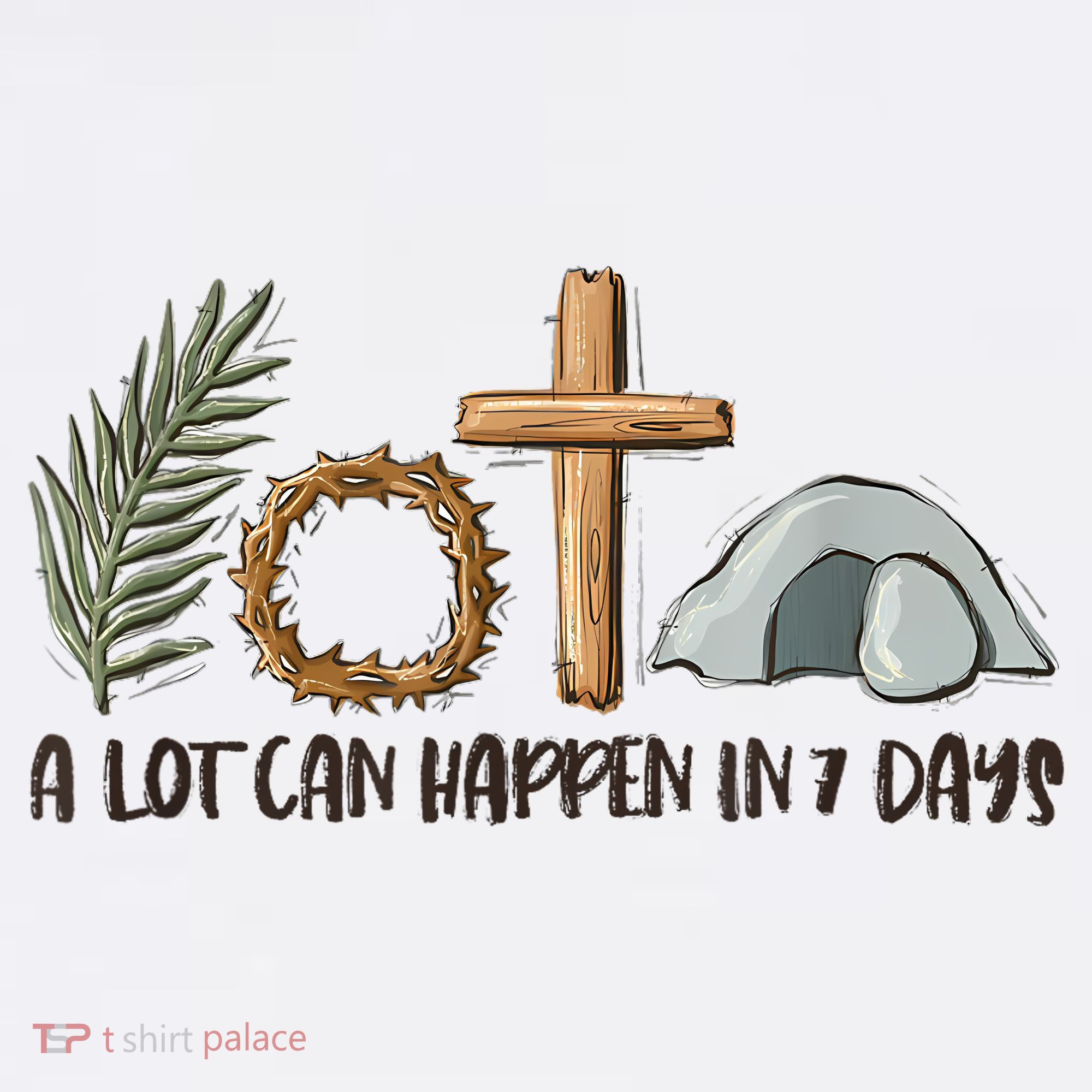 Christian Faith Happy Easter Day A Lot Can Happen In 7 Days Women's Tank Top