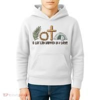 Christian Faith Happy Easter Day A Lot Can Happen In 7 Days Kids Hoodie thumb 4