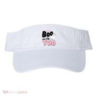 Cute Funny Halloween Boo Im Two Birthday Ghost Girl Visor thumb 0