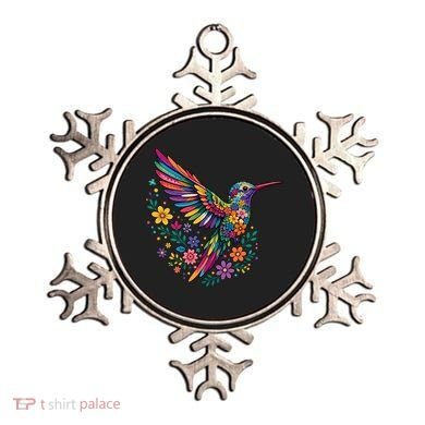 Cute Floral Humming Bird Animal Lover Spring Ornament