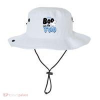 Cute Funny Halloween Boo Im Two Birthday Ghost Boy Bucket Hat thumb 0