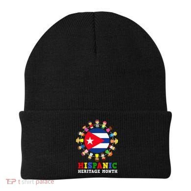 Cuban Flag Hispanic Heritage Cuba Beanie