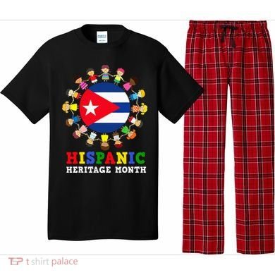 Cuban Flag Hispanic Heritage Cuba Pajama Set