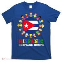 Cuban Flag Hispanic Heritage Cuba T-Shirt thumb 0