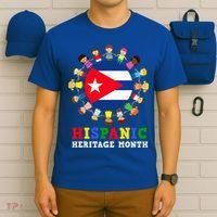 Cuban Flag Hispanic Heritage Cuba T-Shirt thumb 6