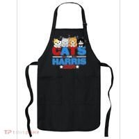 Cats For Harris Vote Kamala Harris 2024 Election Apron thumb 0
