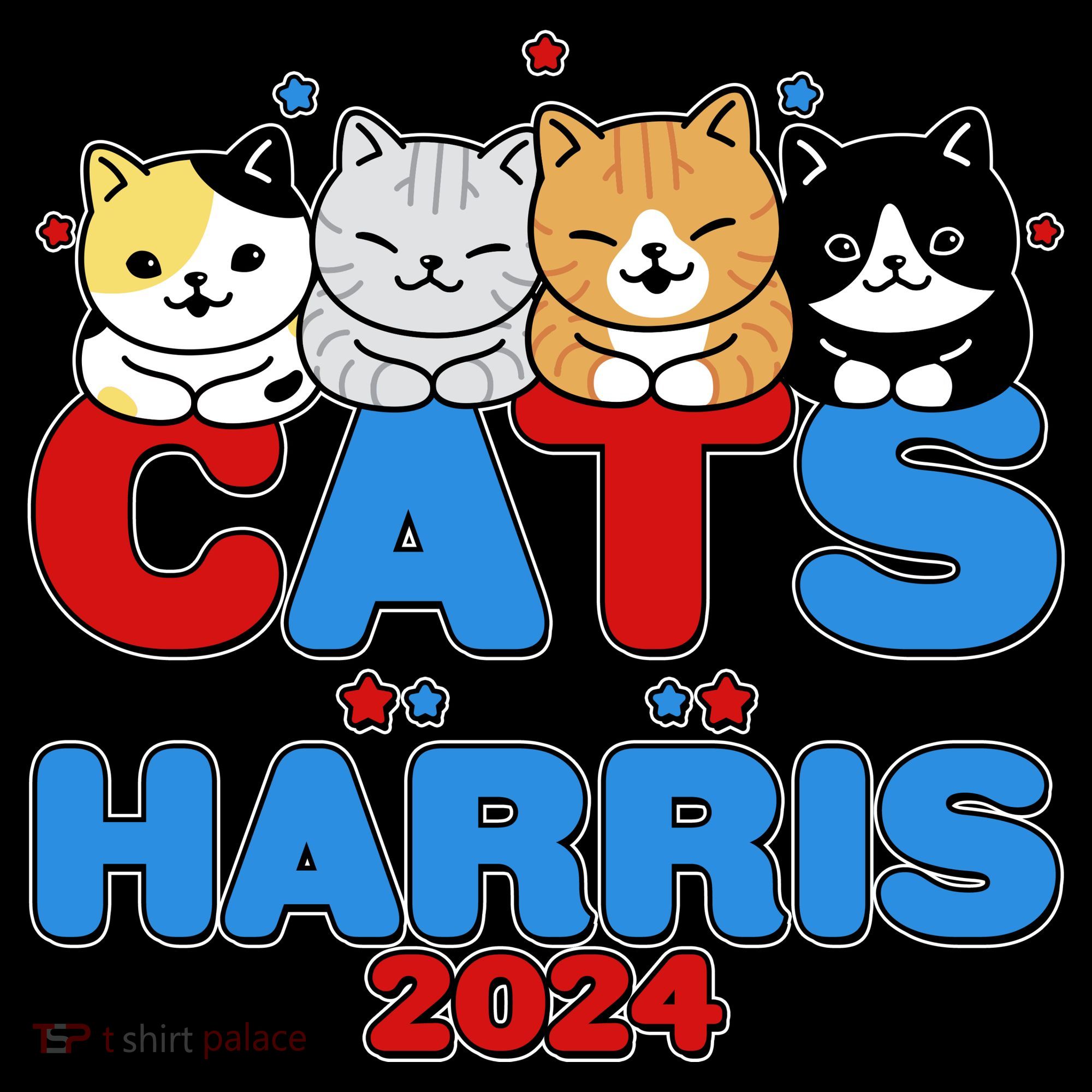 Cats For Harris Vote Kamala Harris 2024 Election Coffee Mug