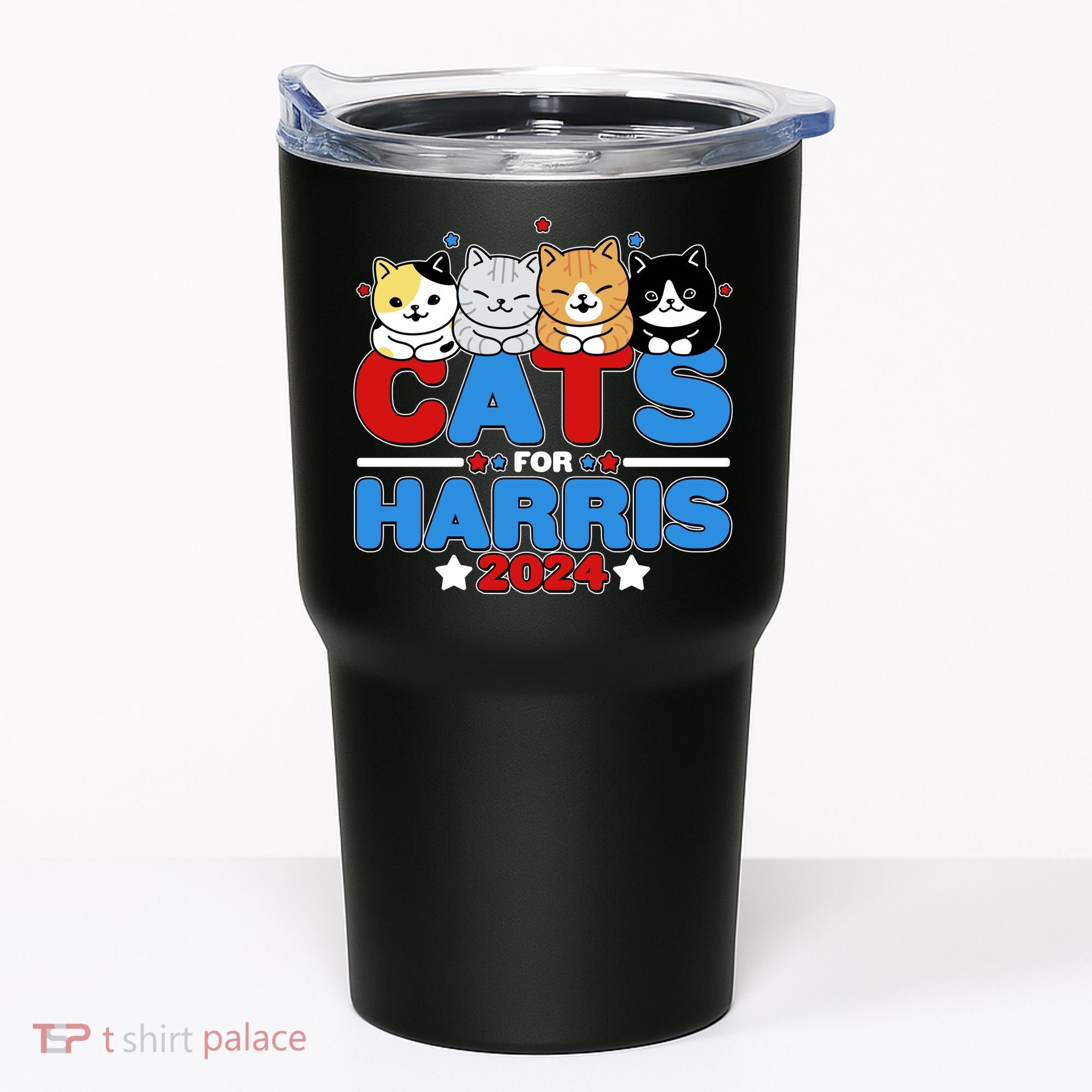 Cats For Harris Vote Kamala Harris 2024 Election Tumbler