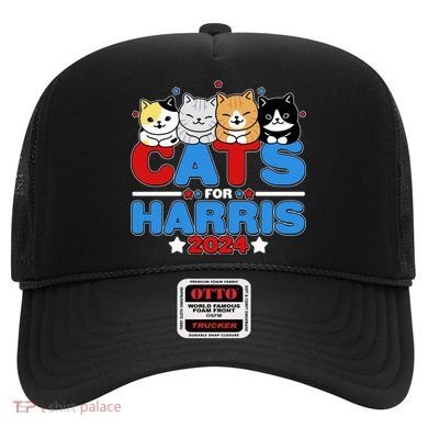 Cats For Harris Vote Kamala Harris 2024 Election Hat