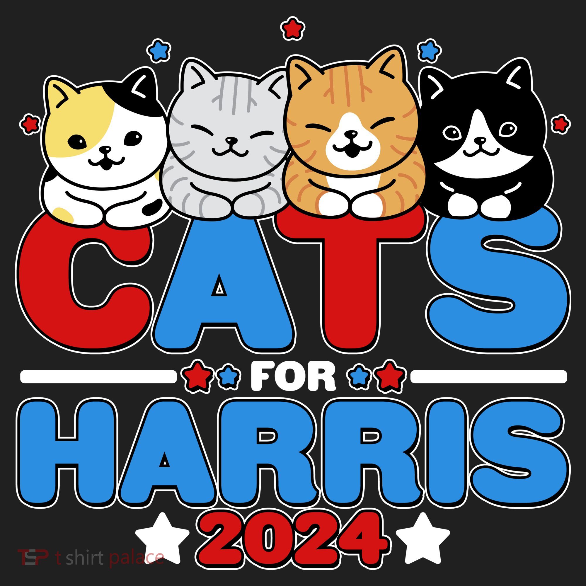 Cats For Harris Vote Kamala Harris 2024 Election Hat
